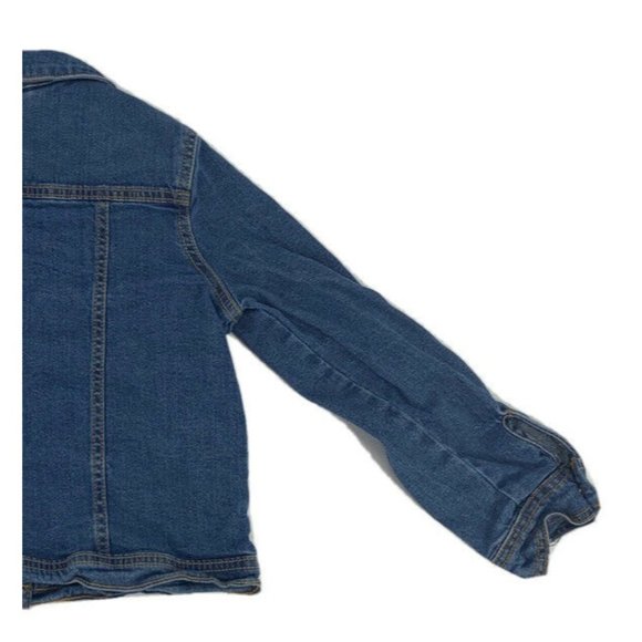 Youth Girl's Gymboree Denim Jacket Long Sleeve Medium Wash M 7/8 - Picture 8 of 8